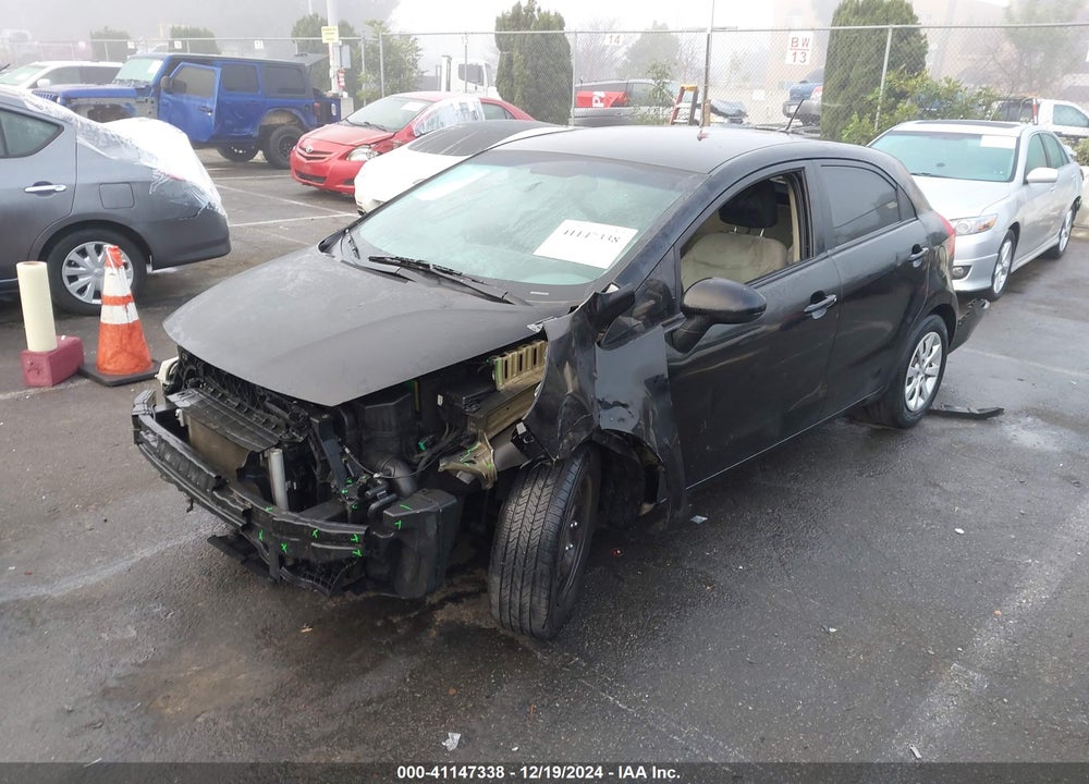 2013 KIA RIO LX VIN: KNADM5A3XD6197724