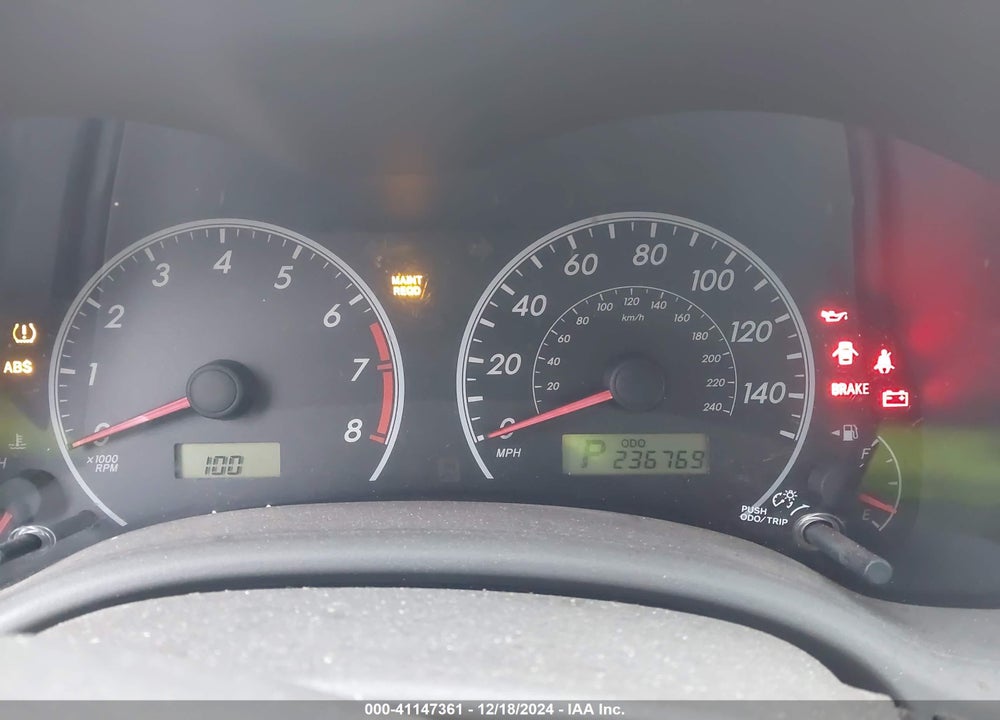2009 TOYOTA COROLLA LE VIN: 2T1BU40E29C139873