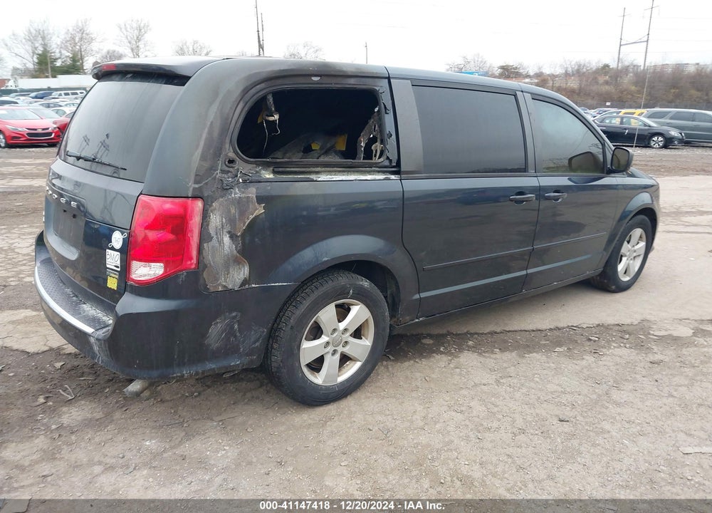 2013 DODGE GRAND CARAVAN SE VIN: 2C4RDGBG5DR672176