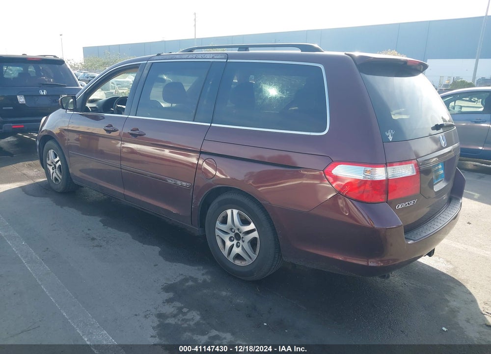 2007 HONDA ODYSSEY EX VIN: 5FNRL38427B055567
