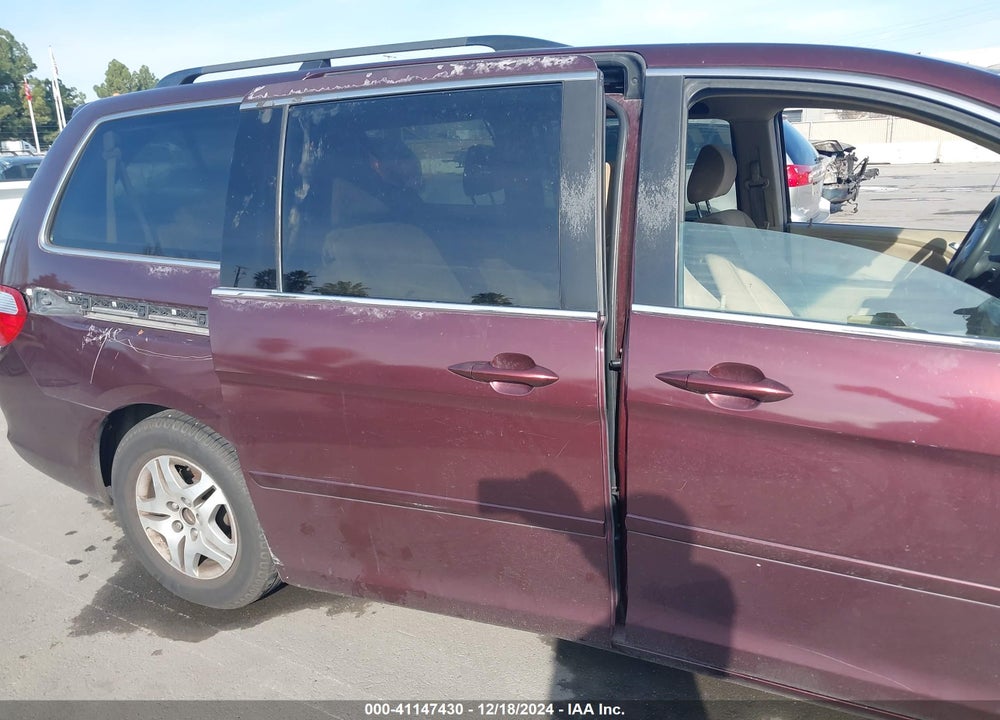 2007 HONDA ODYSSEY EX VIN: 5FNRL38427B055567