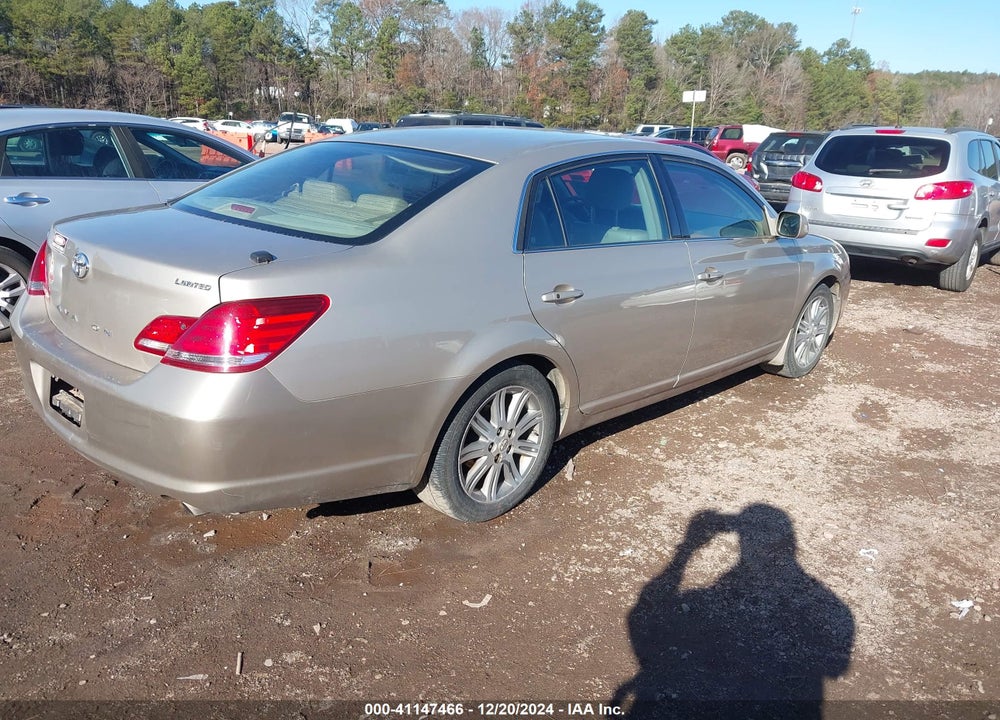 2006 TOYOTA AVALON LIMITED VIN: 4T1BK36BX6U081728