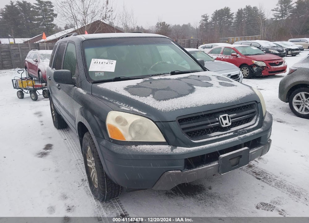 2005 HONDA PILOT EX-L VIN: 5FNYF18525B036191