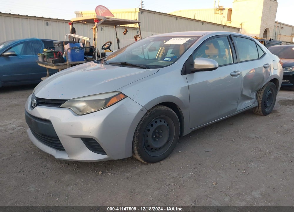 2014 TOYOTA COROLLA VIN: 2T1BURHE8EC125438