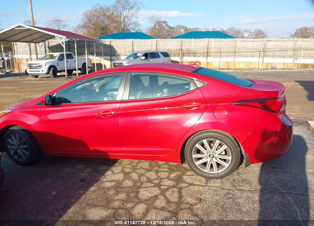 2016 HYUNDAI ELANTRA SE VIN: KMHDH4AE3GU501717