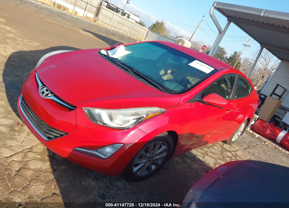 2016 HYUNDAI ELANTRA SE VIN: KMHDH4AE3GU501717