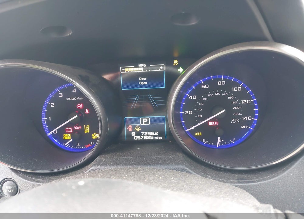 2019 SUBARU OUTBACK 2.5I PREMIUM VIN: 4S4BSAFC9K3274224