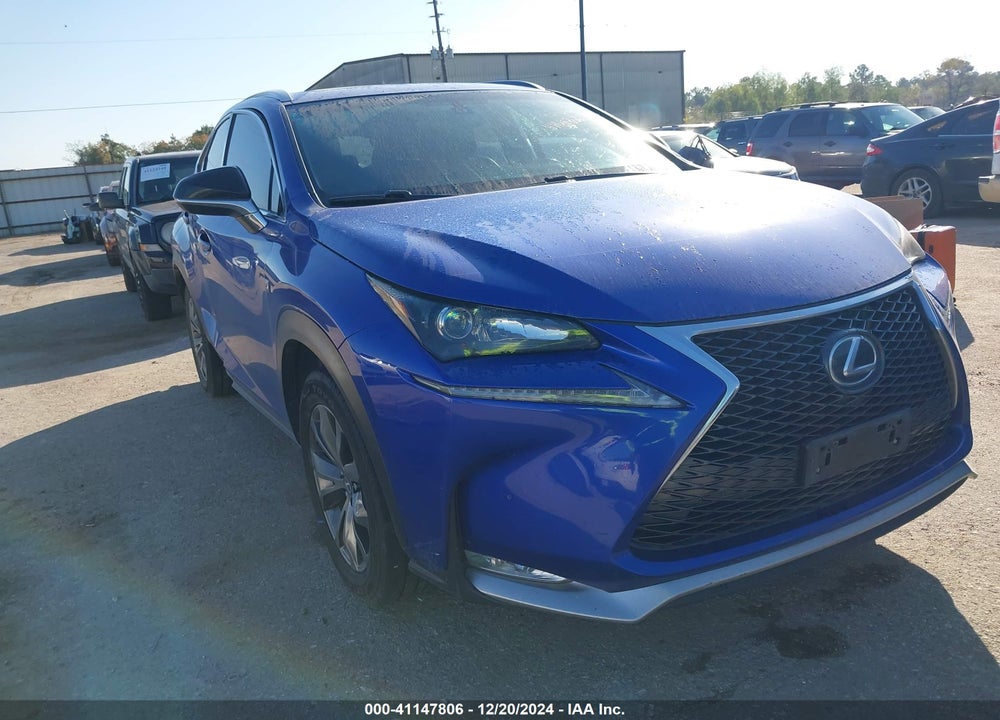 2015 LEXUS NX 200T F SPORT VIN: JTJYARBZ1F2008893