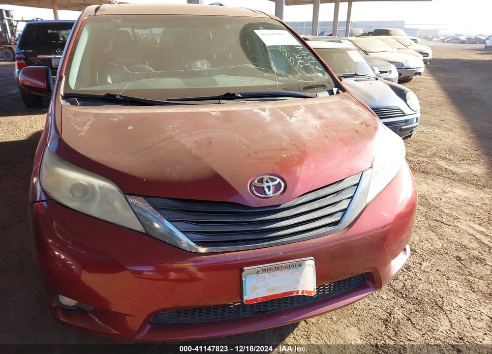 2012 TOYOTA SIENNA XLE LIMITED VIN: 5TDYK3DC5CS273942