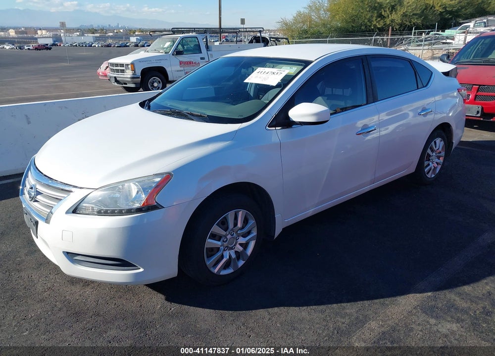 2013 NISSAN SENTRA S VIN: 3N1AB7AP6DL742238