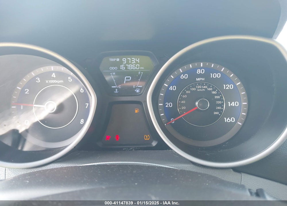 2012 HYUNDAI ELANTRA GLS (ULSAN PLANT) VIN: KMHDH4AE0CU349521