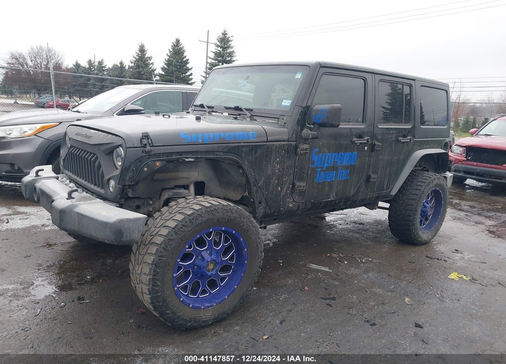 2016 JEEP WRANGLER UNLIMITED SPORT VIN: 1C4BJWDG9GL242245
