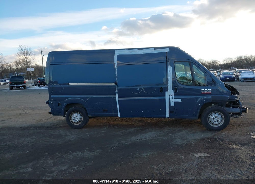 2019 RAM PROMASTER 2500 HIGH ROOF 159 WB VIN: 3C6TRVDGXKE518111