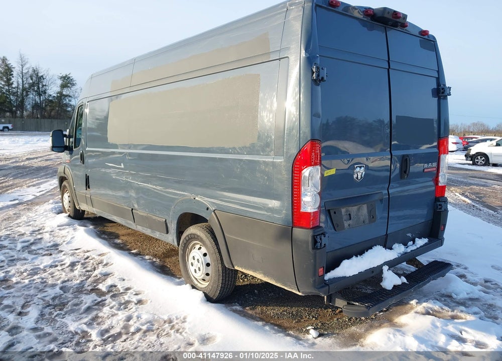 2019 RAM PROMASTER 3500 CARGO VAN HIGH ROOF 159 WB EXT VIN: 3C6URVJG3KE564372