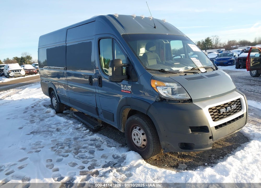 2019 RAM PROMASTER 3500 CARGO VAN HIGH ROOF 159 WB EXT VIN: 3C6URVJG3KE564372