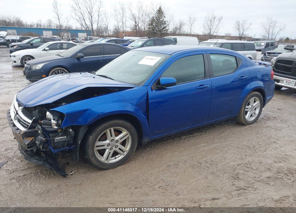 2012 DODGE AVENGER SXT VIN: 1C3CDZCB6CN173875