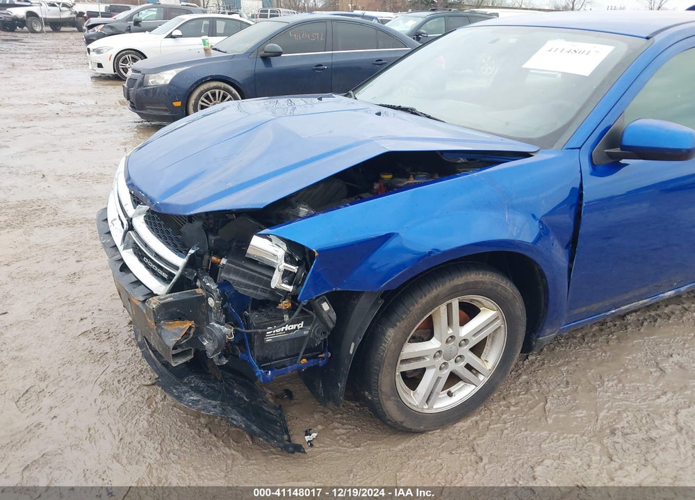 2012 DODGE AVENGER SXT VIN: 1C3CDZCB6CN173875