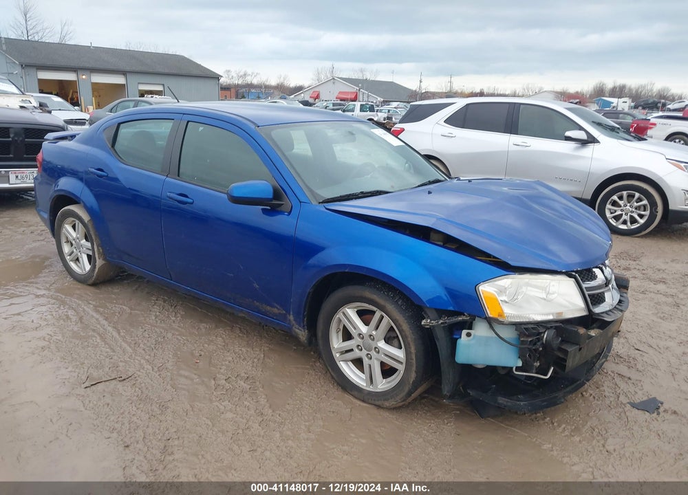 2012 DODGE AVENGER SXT VIN: 1C3CDZCB6CN173875