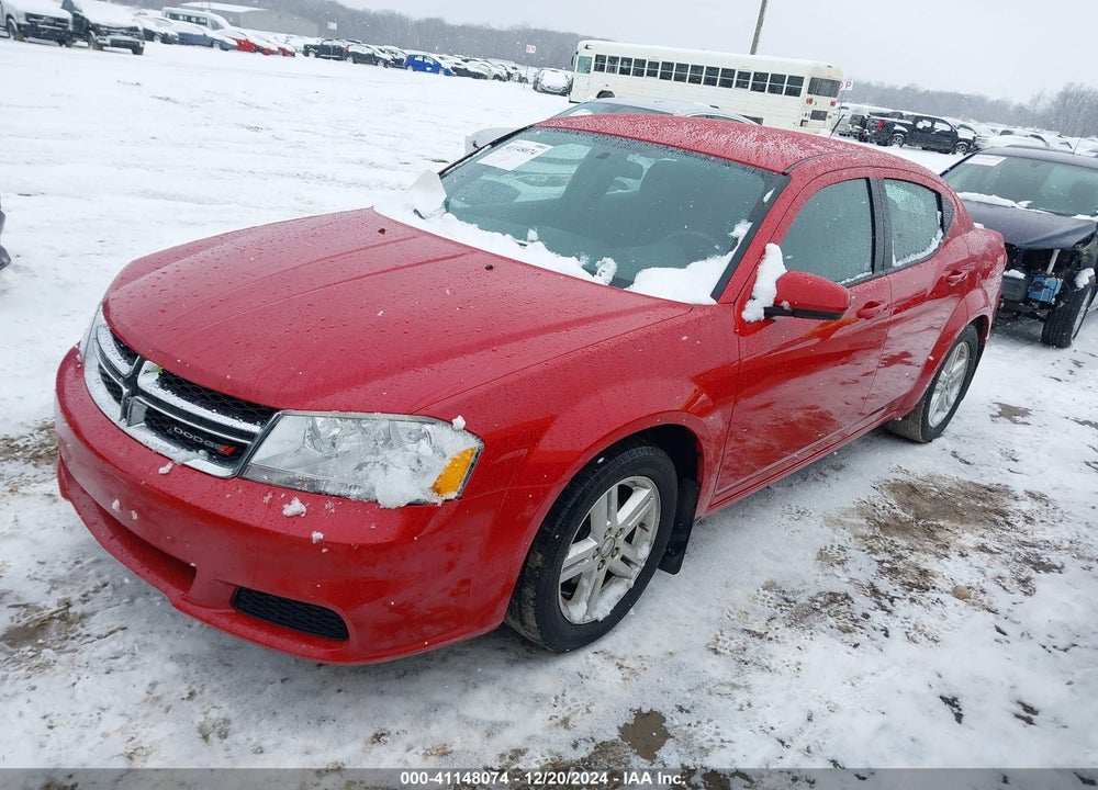2012 DODGE AVENGER SXT VIN: 1C3CDZCB6CN238322