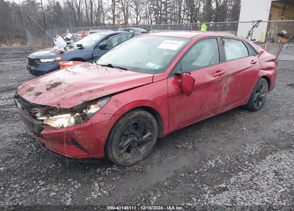 2021 HYUNDAI ELANTRA VIN: 5NPLM4AG7MH035230
