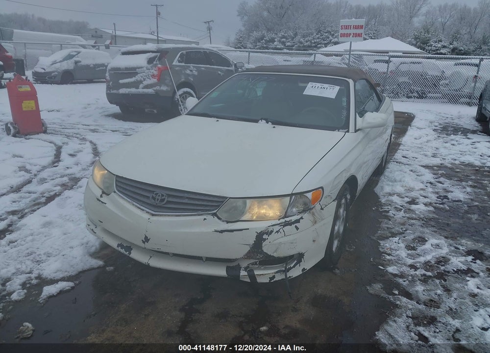 2002 TOYOTA CAMRY SOLARA SLE V6 VIN: 2T1FF28PX2C595230