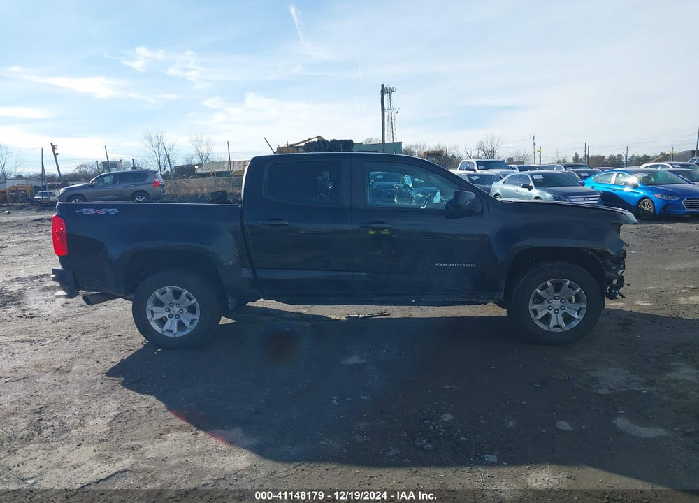 2021 CHEVROLET COLORADO 4WD SHORT BOX LT VIN: 1GCGTCEN0M1265383