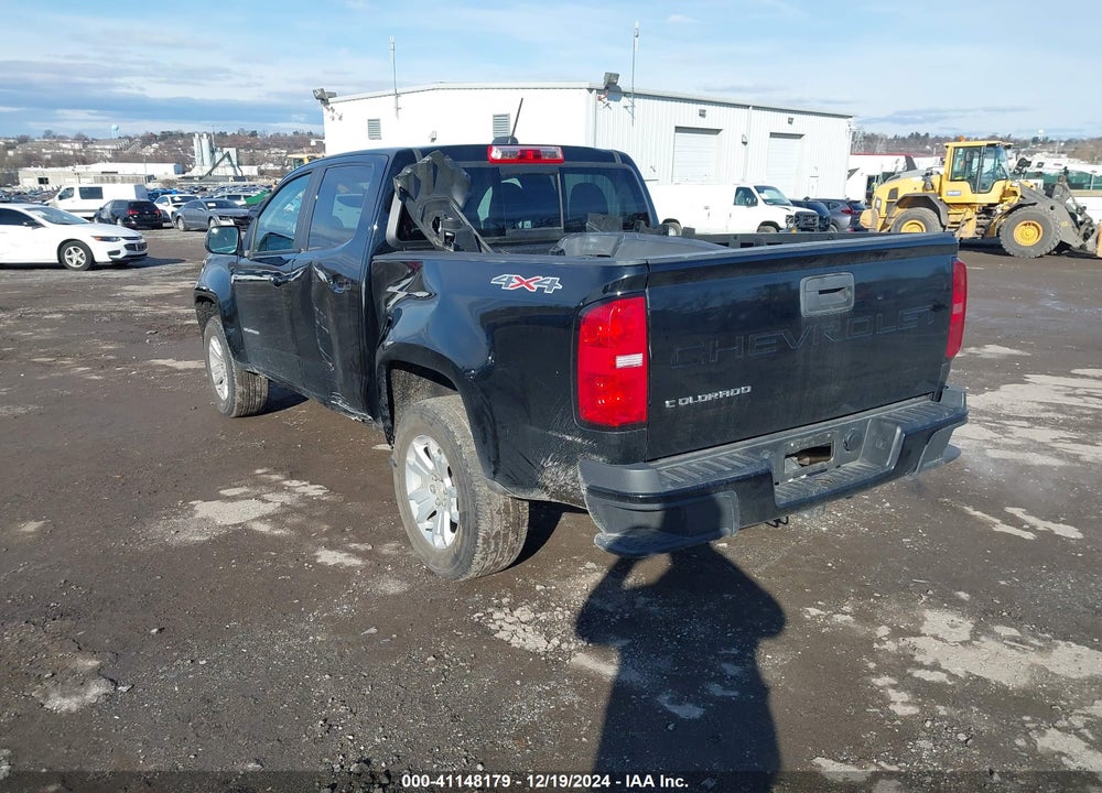 2021 CHEVROLET COLORADO 4WD SHORT BOX LT VIN: 1GCGTCEN0M1265383
