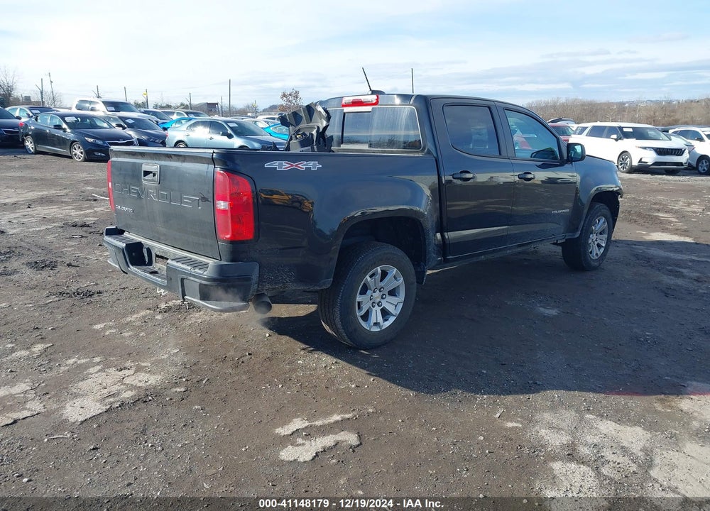 2021 CHEVROLET COLORADO 4WD SHORT BOX LT VIN: 1GCGTCEN0M1265383
