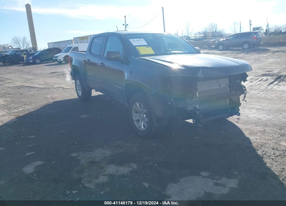 2021 CHEVROLET COLORADO 4WD SHORT BOX LT VIN: 1GCGTCEN0M1265383