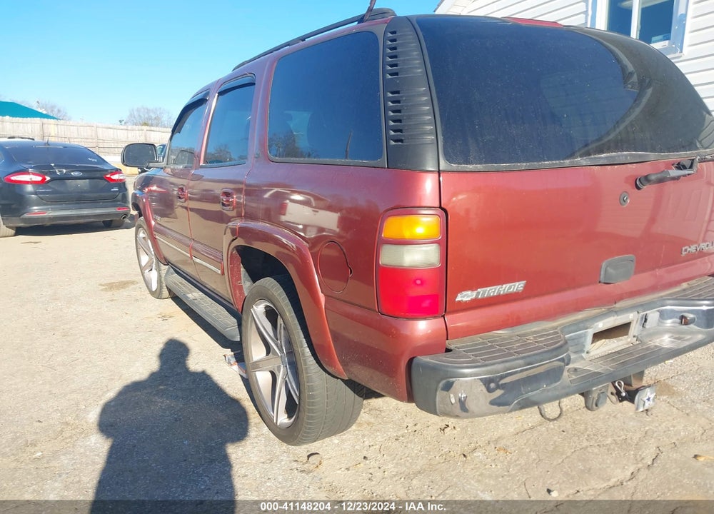 2002 CHEVROLET TAHOE LT VIN: 1GNEK13Z02J184666