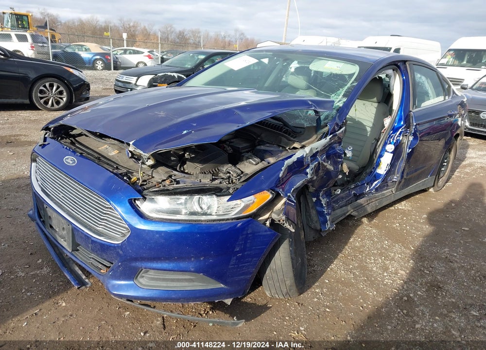 2013 FORD FUSION S VIN: 3FA6P0G72DR244057
