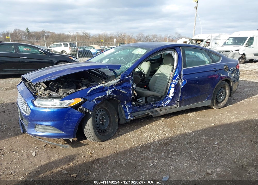 2013 FORD FUSION S VIN: 3FA6P0G72DR244057