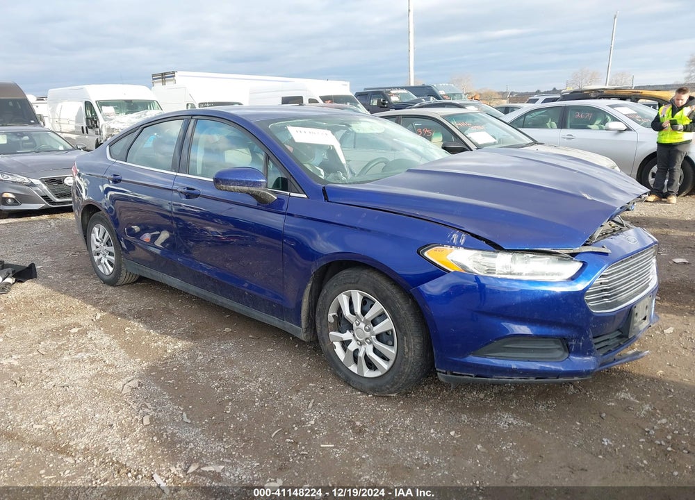 2013 FORD FUSION S VIN: 3FA6P0G72DR244057