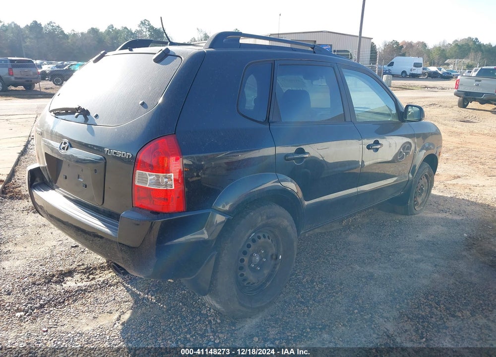 2008 HYUNDAI TUCSON GLS VIN: KM8JM12B28U759343