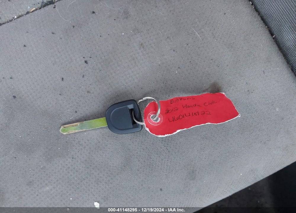 2012 HONDA CIVIC LX VIN: 2HGFG3A50CH549541