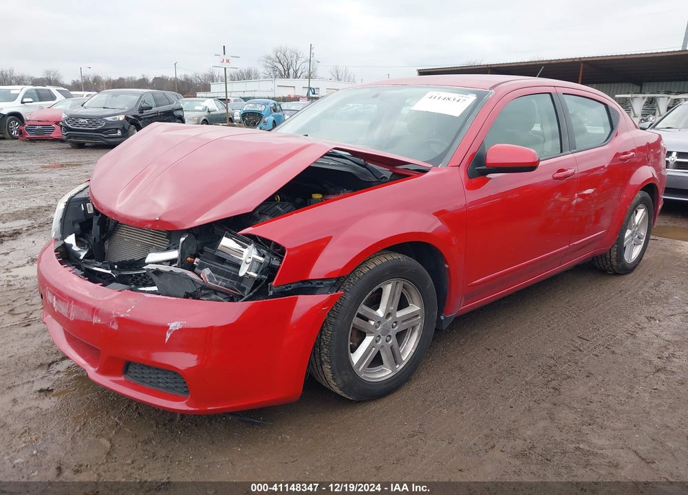 2012 DODGE AVENGER SXT VIN: 1C3CDZCB9CN153264