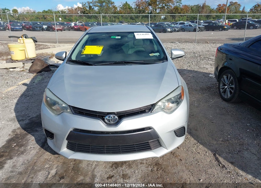 2016 TOYOTA COROLLA LE VIN: 2T1BURHE3GC495392
