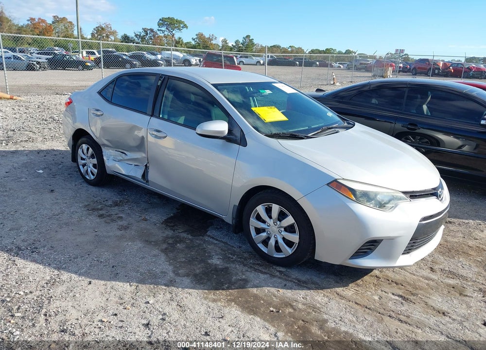 2016 TOYOTA COROLLA LE VIN: 2T1BURHE3GC495392