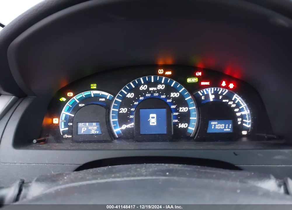 2013 TOYOTA CAMRY HYBRID XLE VIN: 4T1BD1FK3DU093795