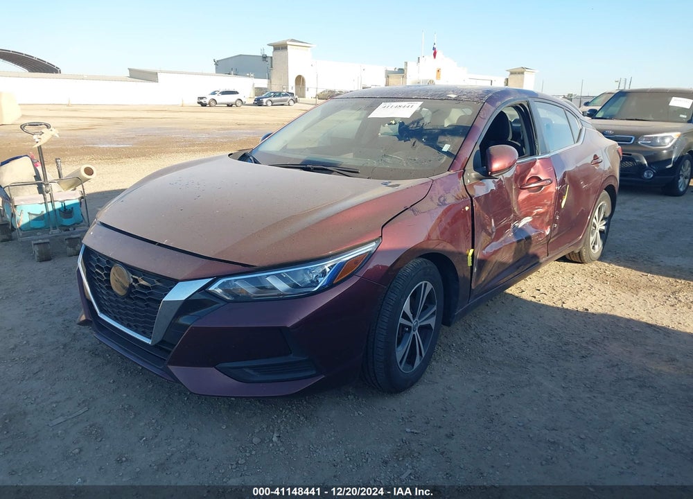 2022 NISSAN SENTRA SV XTRONIC CVT VIN: 3N1AB8CV9NY262684