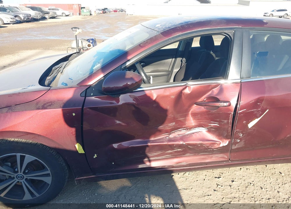 2022 NISSAN SENTRA SV XTRONIC CVT VIN: 3N1AB8CV9NY262684