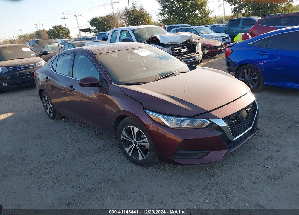 2022 NISSAN SENTRA SV XTRONIC CVT VIN: 3N1AB8CV9NY262684