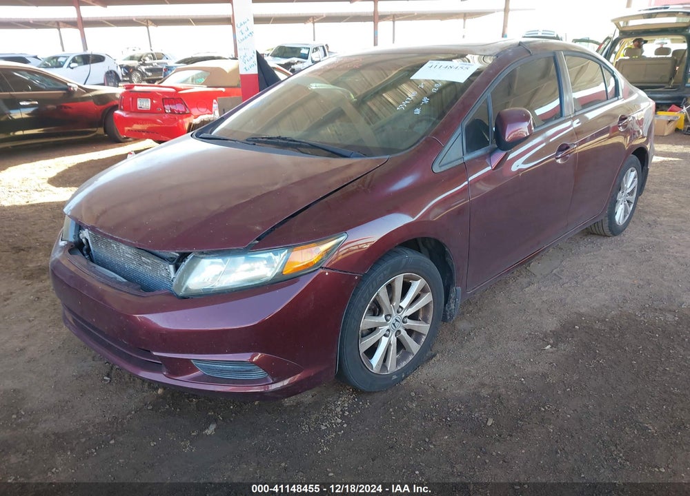 2012 HONDA CIVIC EX VIN: 19XFB2F8XCE334240