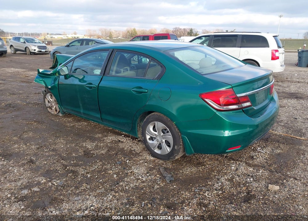 2014 HONDA CIVIC VIN: 2HGFB2F54EH522850