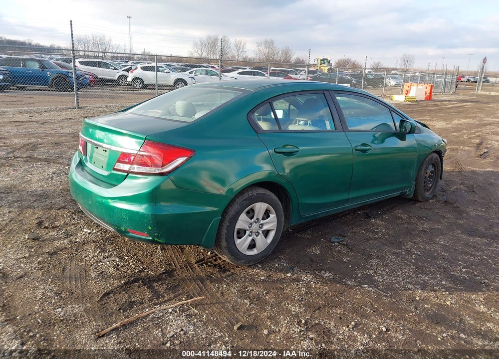 2014 HONDA CIVIC VIN: 2HGFB2F54EH522850
