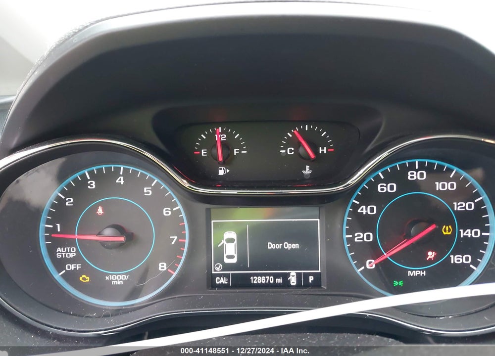 2017 CHEVROLET CRUZE LT AUTO VIN: 1G1BE5SMXH7102456
