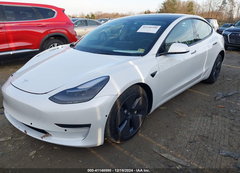 2022 TESLA MODEL 3 REAR-WHEEL DRIVE VIN: 5YJ3E1EA8NF121678