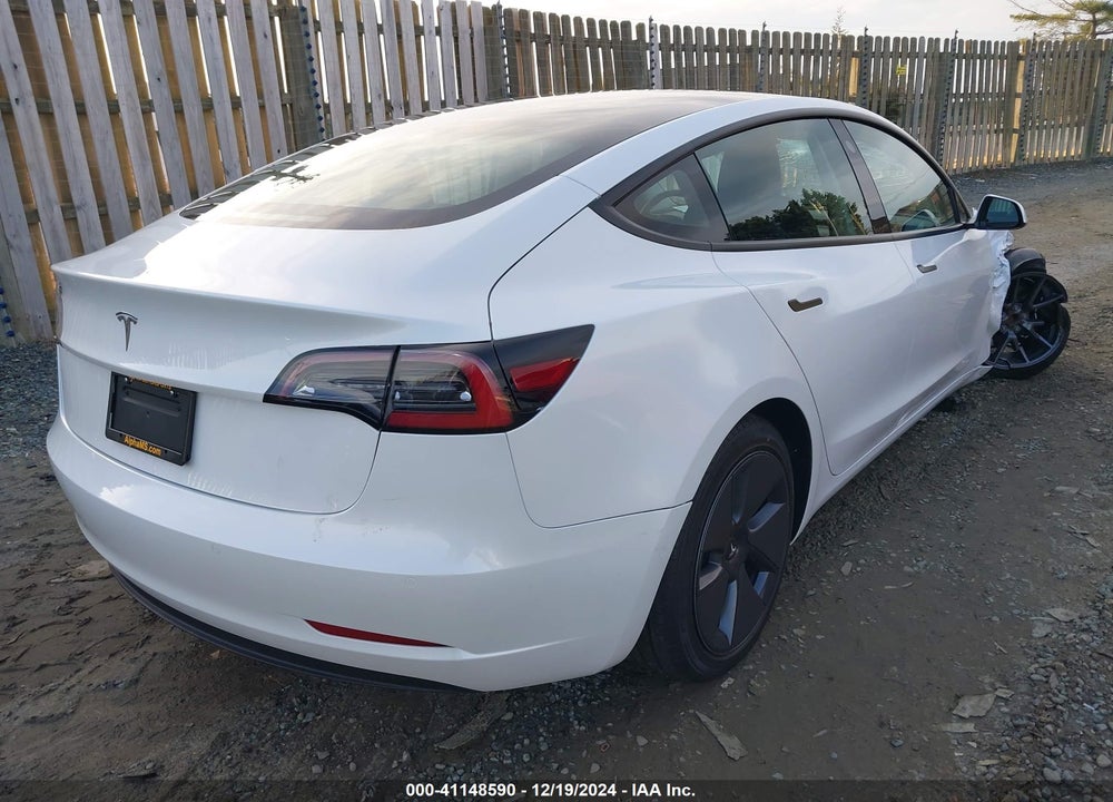 2022 TESLA MODEL 3 REAR-WHEEL DRIVE VIN: 5YJ3E1EA8NF121678