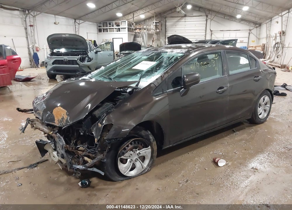 2014 HONDA CIVIC LX VIN: 2HGFB2F57EH528464