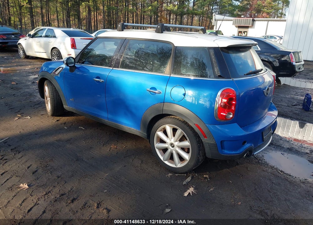 2012 MINI COOPER S COUNTRYMAN VIN: WMWZC5C50CWM14395